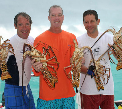 Lobsters in the Caribbean